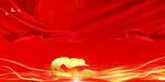 红色背景