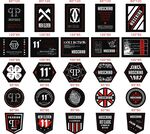 休闲唯美皮标装饰标辅料