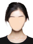 女士证件照换脸模板