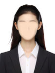 女士证件照换脸模板