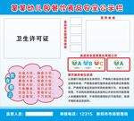 幼儿园餐饮食品安全公示栏公告栏