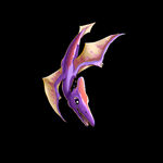 手绘卡通动漫恐龙 翼龙