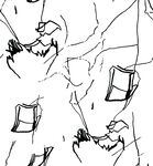 手绘物品轮廓线条图