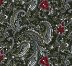 复古佩斯利花纹图案