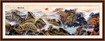 长城山水画