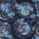 抽象蓝色旋涡图案背景