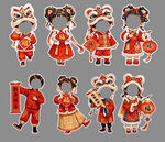 2026马年元旦除夕春节新年人