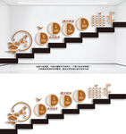 中医养生文化楼梯墙