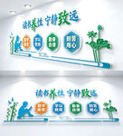 校园读书文化墙