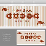 弘扬中医文化宣传背景墙