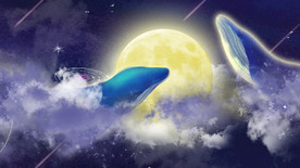 唯美星空手绘插画