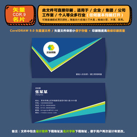 简约矢量名片公司个人通用名片