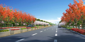 道路效果图景观效果图