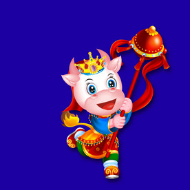 牛年门画牛年门贴牛年大吉卡通牛