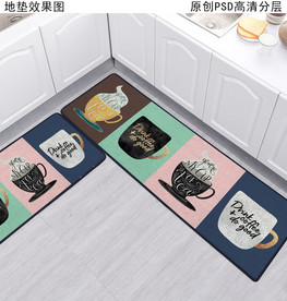 咖啡杯厨房欧式地垫