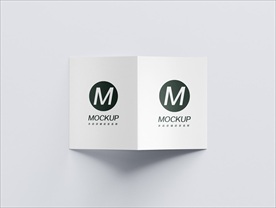 二折页宣传样机