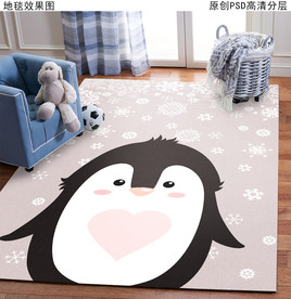 卡通儿童房地毯地垫