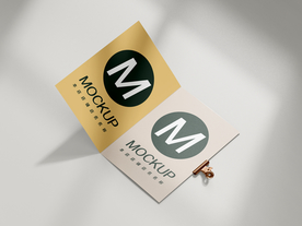 二折页对折页样机