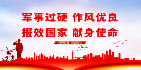 军营展板 