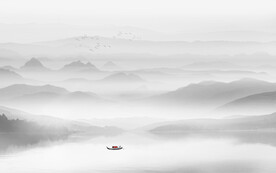 水墨山水画