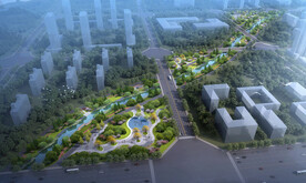 景观效果图河道效果图公园效果图