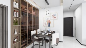 轻奢餐厅效果图