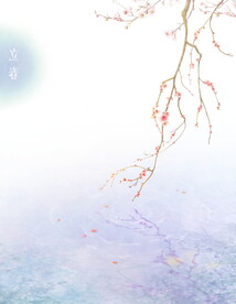 春天水墨插画背景