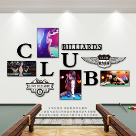 台球展板