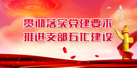 党支部宣传展板