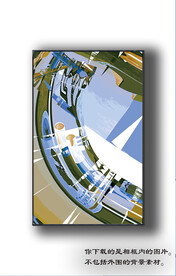 欧式抽象装饰画