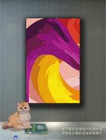 南美轻奢抽象装饰画