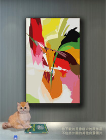 南美轻奢抽象装饰画