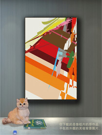 南美轻奢抽象装饰画