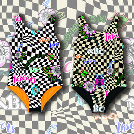 童装新型潮流花型分层