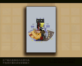 欧式古典抽象色块装饰画