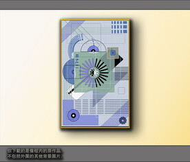 欧式黑白风格抽象装饰画