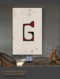 罗马古典色块抽象画