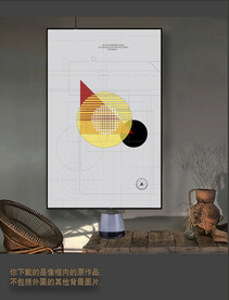 罗马古典色块抽象画