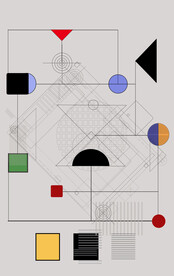 罗马古典色块抽象画