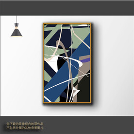 新中式简约抽象装饰画