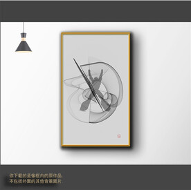 新中式简约抽象装饰画