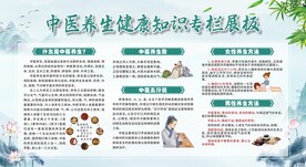 中医养生展板