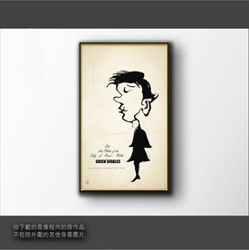 抽象简笔装饰画