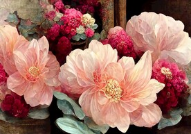 轻奢田园风美式复古花纹地毯地垫