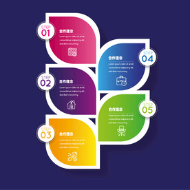 多彩数据信息图表