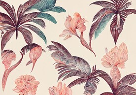 现代北欧轻奢花纹卧室地毯地垫