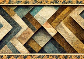 现代轻奢极简几何客厅地毯地垫