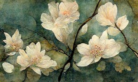 新中式花肌理花卉客厅地毯地垫