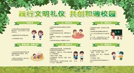 践行文明礼仪 共创和谐校园