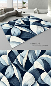 现代简约抽象几何地毯地垫